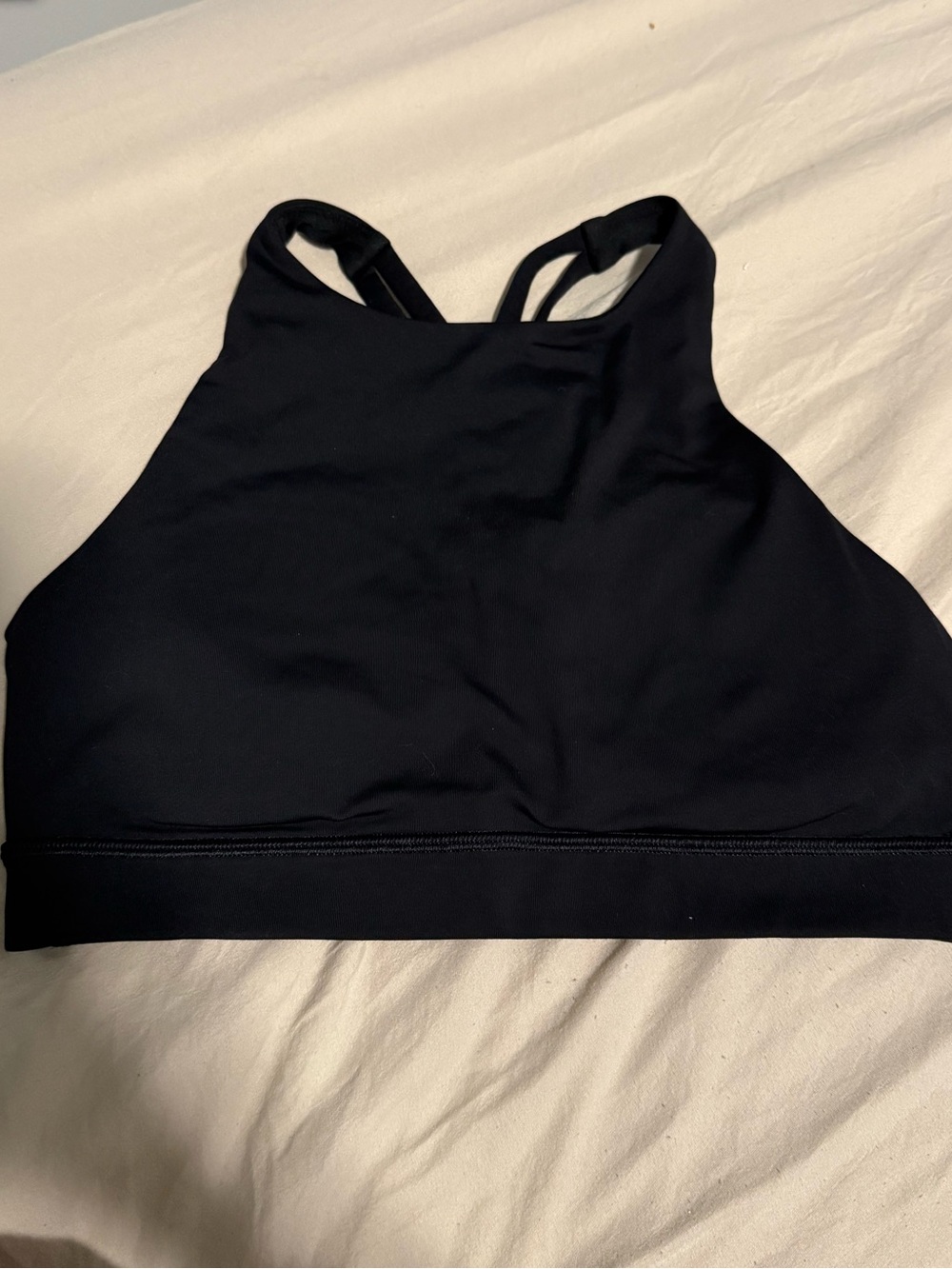 lululemon athletica Black High-Neck Sports Bra